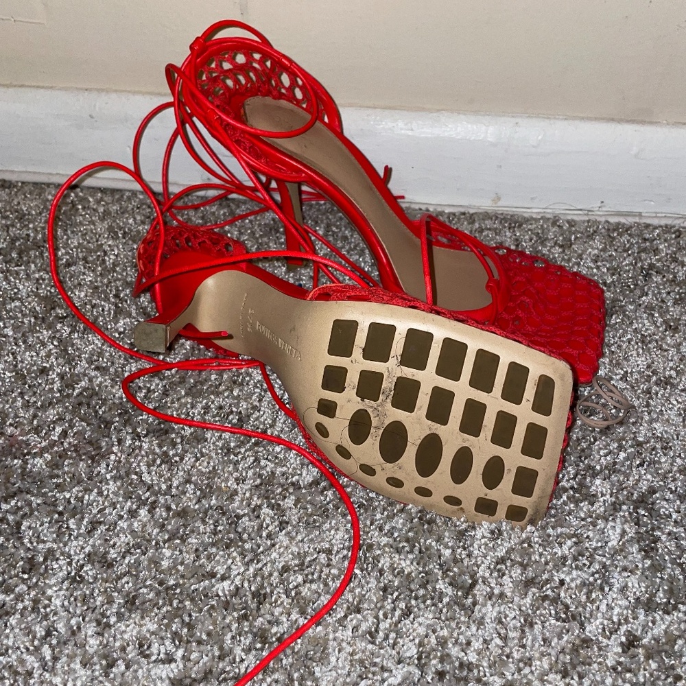 Bottega red heels
